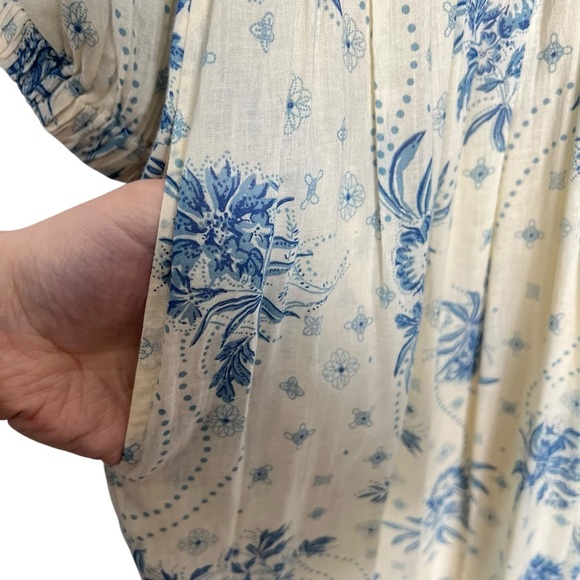 Free People Golden Hour Maxi Dress Tea Combo Size M NEW - Picture 14 of 16